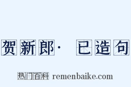 贺新郎·已造句是什么意思的图片